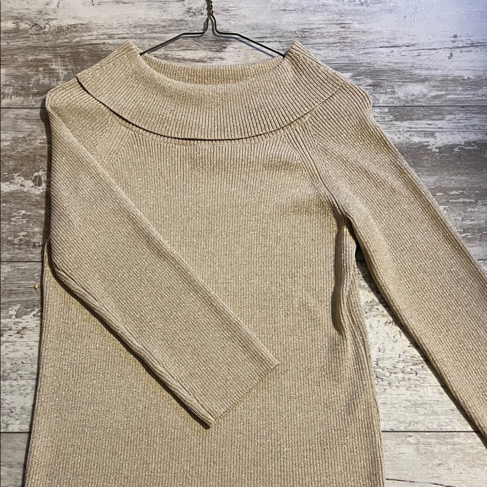 Talbots Cream Cowl Neck Sweater